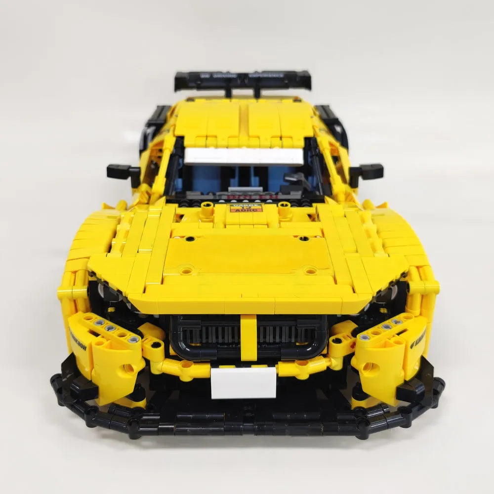 Building Blocks Tech MOC BMW M4 DTM Sports Racing Car Bricks Toy Construction Set Toys - 9