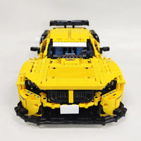 Thumbnail for Building Blocks Tech MOC BMW M4 DTM Sports Racing Car Bricks Toy - 9