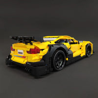 Thumbnail for Building Blocks Tech MOC BMW M4 DTM Sports Racing Car Bricks Toy Construction Set Toys - 7
