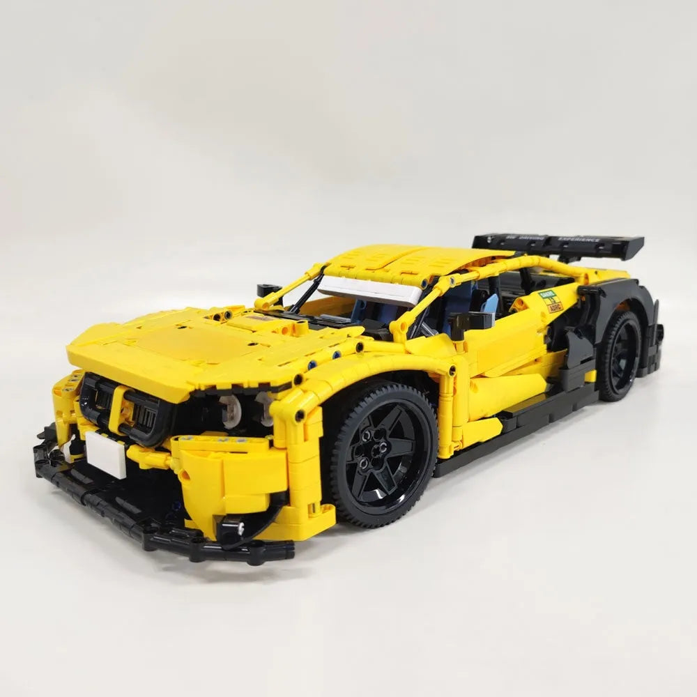 Building Blocks Tech MOC BMW M4 DTM Sports Racing Car Bricks Toy Construction Set Toys - 8