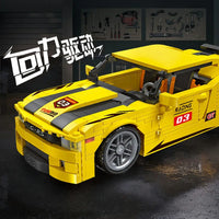 Thumbnail for Building Blocks Tech MOC Expert Chevrolet Camaro RS Car Bricks Toy 92009 Construction Set Toys - 2
