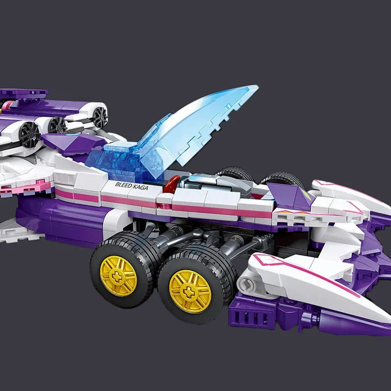 Building Blocks Tech MOC Expert Ogre F1 Concept Racing Car Bricks Toy Construction Set Toys - 5