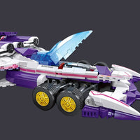 Thumbnail for Building Blocks Tech MOC Expert Ogre F1 Concept Racing Car Bricks Toy Construction Set Toys - 5