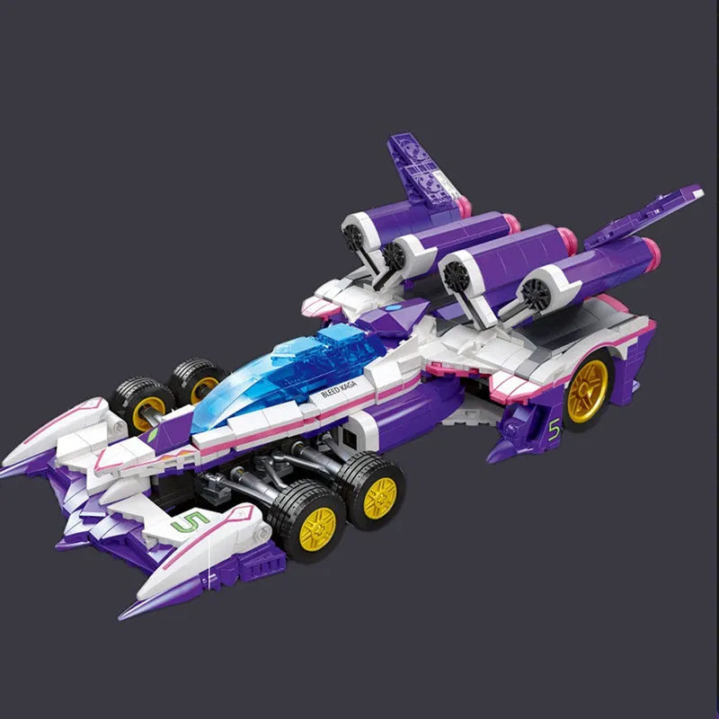 Building Blocks Tech MOC Expert Ogre F1 Concept Racing Car Bricks Toy Construction Set Toys - 4