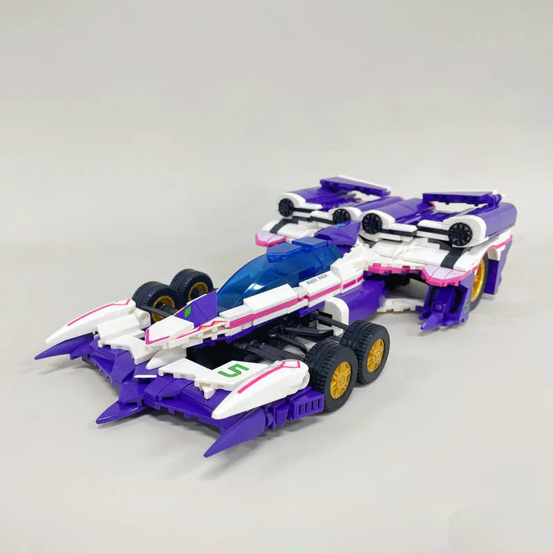 Building Blocks Tech MOC Expert Ogre F1 Concept Racing Car Bricks Toy Construction Set Toys - 8