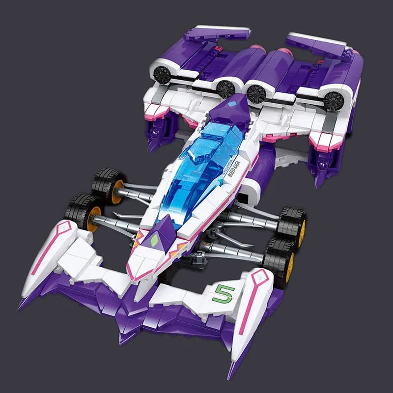 Building Blocks Tech MOC Expert Ogre F1 Concept Racing Car Bricks Toy Construction Set Toys - 1