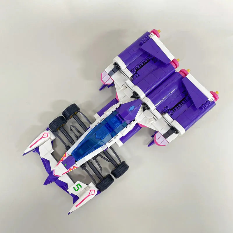 Building Blocks Tech MOC Expert Ogre F1 Concept Racing Car Bricks Toy Construction Set Toys - 10