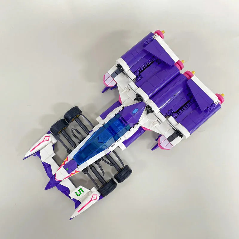 Building Blocks Tech MOC Expert Ogre F1 Concept Racing Car Bricks Toy - 10
