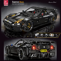 Thumbnail for Building Blocks Tech MOC Ferrari F12 Sports Racing Car Bricks Toys 91102 - 9