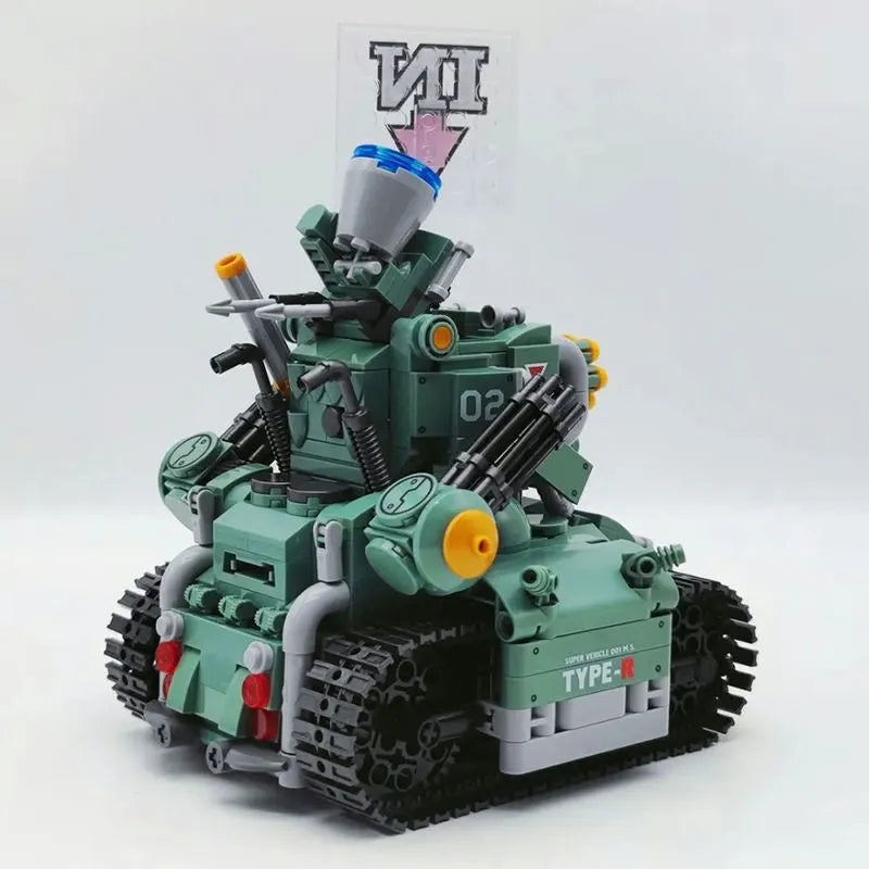 Building Blocks Tech MOC Motorized SV001 Chariot Tank Bricks Toys - 7