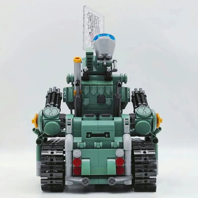 Building Blocks Tech MOC Motorized SV001 Chariot Tank Bricks Toys - 8