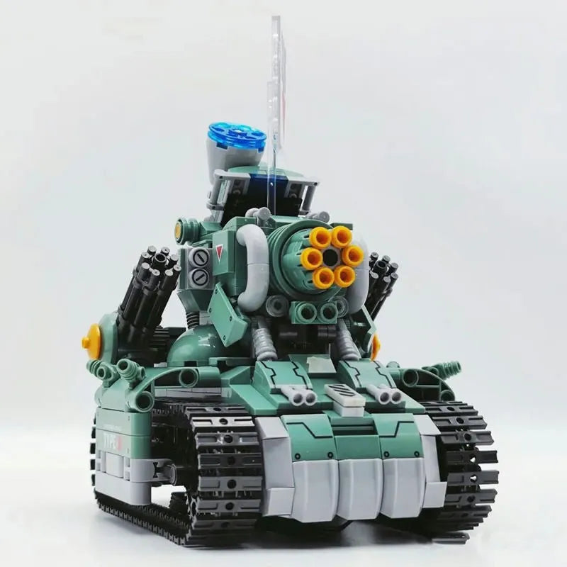 Building Blocks Tech MOC Motorized SV001 Chariot Tank Bricks Toys - 4