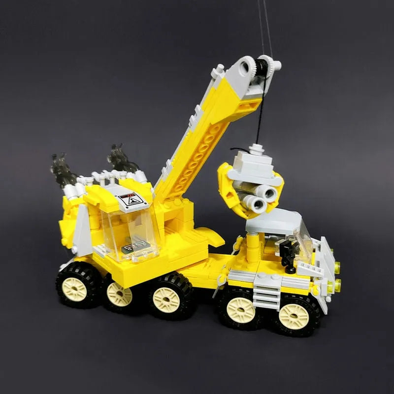 Building Blocks Tech MOC Titan City Crane Truck Bricks Toys 21037 - 4