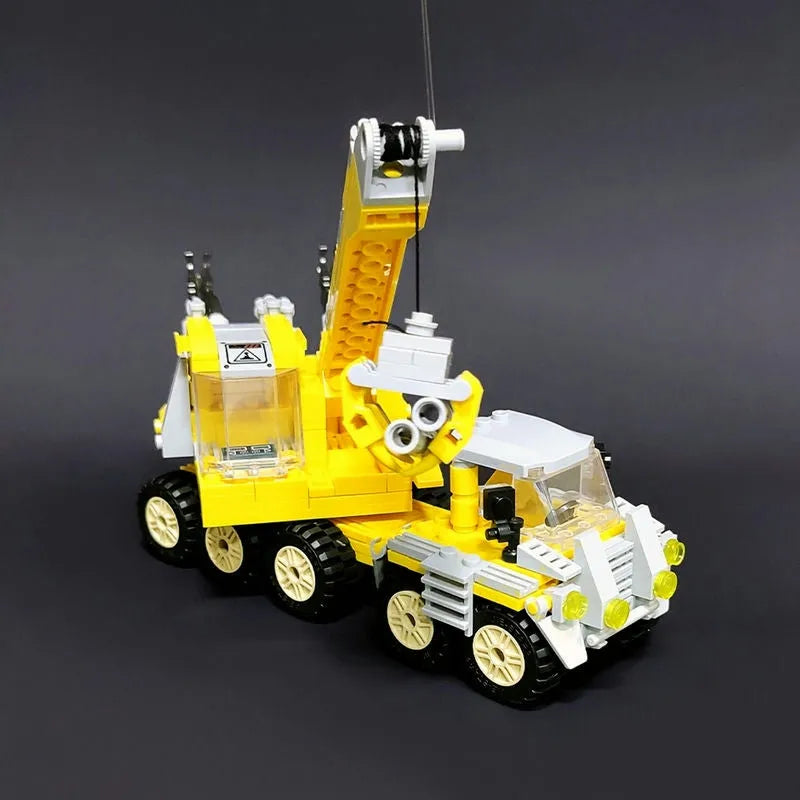 Building Blocks Tech MOC Titan City Crane Truck Bricks Toys 21037 - 3