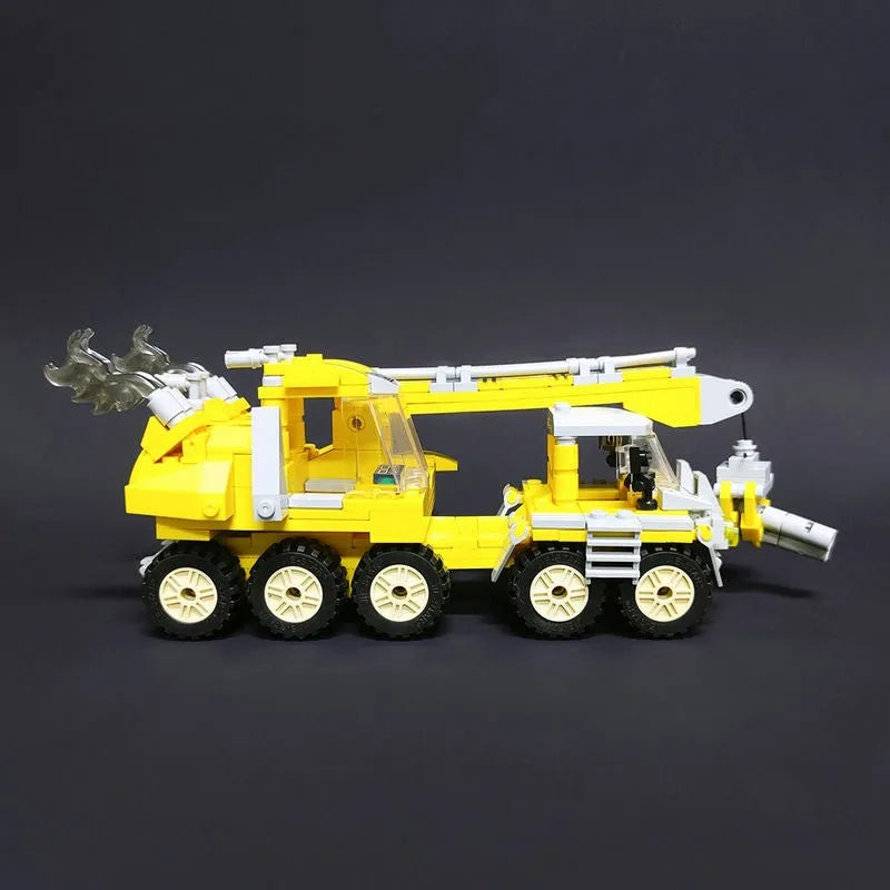 Building Blocks Tech MOC Titan City Crane Truck Bricks Toys 21037 - 5