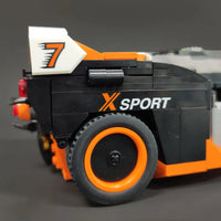 Thumbnail for Building Blocks Tech Motorized MOC Phoneix-7 Racing Car Bricks Toy - 11