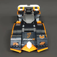 Thumbnail for Building Blocks Tech Motorized MOC Phoneix-7 Racing Car Bricks Toy - 9