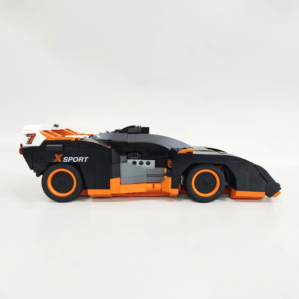 Building Blocks Tech Motorized MOC Phoneix - 7 Racing Car Bricks Toy - 5