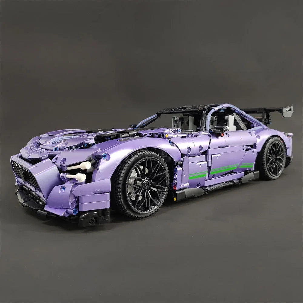Building Blocks Tech Super MOC Concept Racing Sports Car Bricks Toy Construction Set Toys - 2