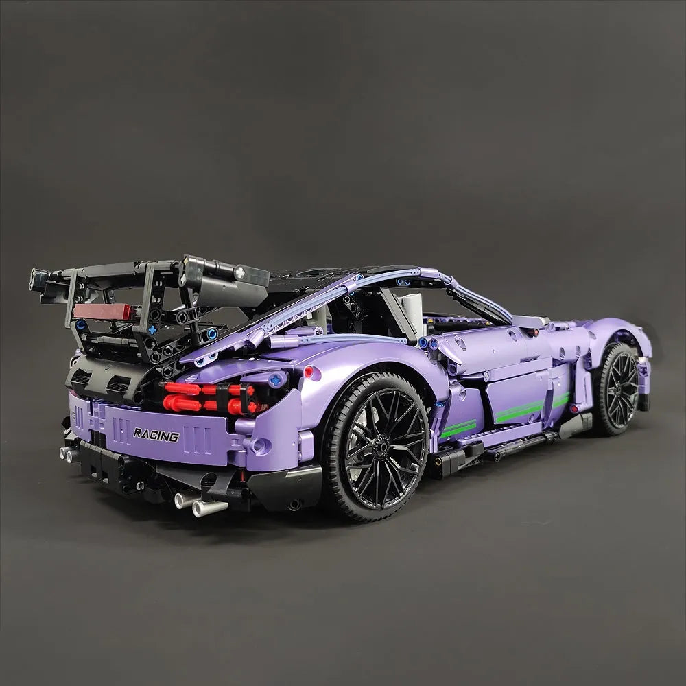 Building Blocks Tech Super MOC Concept Racing Sports Car Bricks Toy - 6