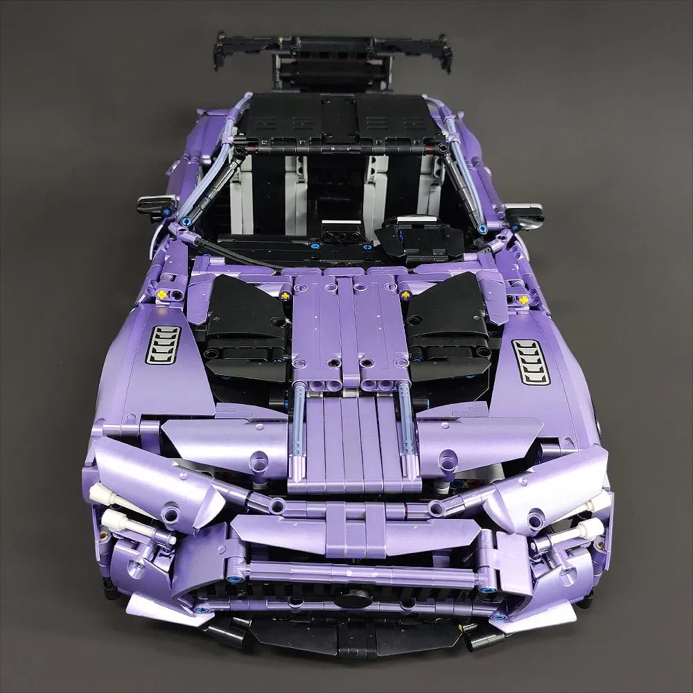 Building Blocks Tech Super MOC Concept Racing Sports Car Bricks Toy - 4