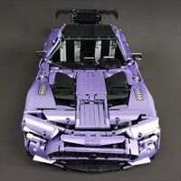 Thumbnail for Building Blocks Tech Super MOC Concept Racing Sports Car Bricks Toy - 4