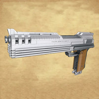 Thumbnail for Building Blocks Tech Weapon MOC Beretta Auto-9 Pistol Gun Bricks Toy - 3