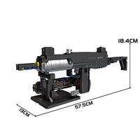 Thumbnail for Building Blocks Tech Weapon MOC UZI Sub Machine Gun Bricks Toy Construction Set Toys - 4
