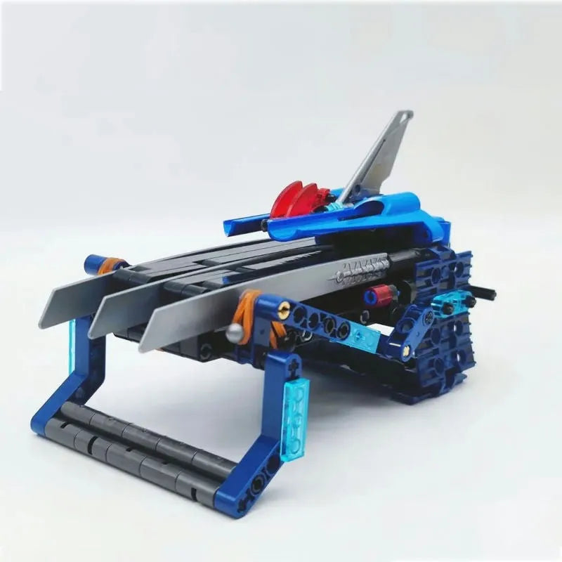 Building Blocks Technical Expert Weapon MOC Ice Wolf Claw Bricks Toy - 5