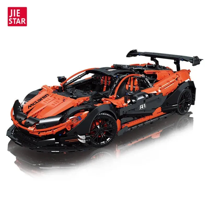 Building Blocks Technical Hypercar MOC Super P1 Racing Car Bricks Toys 91104 - 1