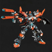 Thumbnail for Building Blocks Transforming Titan Knight Mecha Robot Warrior Bricks Toys - 10