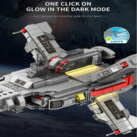 Thumbnail for Building Blocks INFINITE UNIVERSE LAGRANGE Cosmic Space Cruiser Bricks Toy - 4