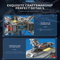 Thumbnail for Building Blocks INFINITE UNIVERSE LAGRANGE Cosmic Space Cruiser Bricks Toy - 5