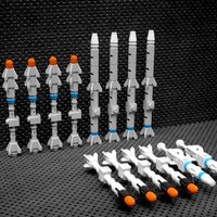 Thumbnail for Building Blocks Military F-16 Fighting Falcon Aircraft Bricks Toy Construction Set Toys - 5