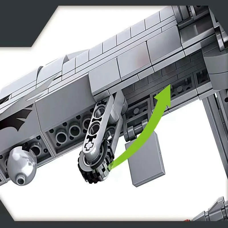 Building Blocks Military Unmanned Drone Wing Loong UAV-2 Bricks Toy - 4