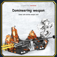 Thumbnail for Building Blocks MOC 670 Samurai Titan Warrior Mecha Bricks Toys - 3
