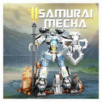 Thumbnail for Building Blocks MOC 670 Samurai Titan Warrior Mecha Bricks Toys Construction Set Toys - 6