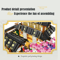 Thumbnail for Building Blocks MOC 86015 Martial Arts Hall Cherry Tree Bricks Toys Construction Set Toys - 5