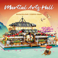 Thumbnail for Building Blocks MOC 86015 Martial Arts Hall Cherry Tree Bricks Toys Construction Set Toys - 2