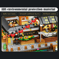 Thumbnail for Building Blocks MOC 86015 Martial Arts Hall Cherry Tree Bricks Toys Construction Set Toys - 8