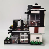 Thumbnail for Building Blocks MOC Creator Expert City Corner Coffee Shop Bricks Toy Construction Set Toys - 7