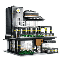 Thumbnail for Building Blocks MOC Creator Expert City Corner Coffee Shop Bricks Toy Construction Set Toys - 9