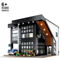 Thumbnail for Building Blocks MOC Creator Expert City Corner Modern Cafe Bricks Toys 86005 - 4