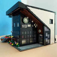 Thumbnail for Building Blocks MOC Creator Expert City Corner Modern Cafe Bricks Toys 86005 - 9