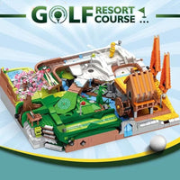 Thumbnail for Building Blocks MOC Creator Expert City Golf Course Resort Bricks Toy - 2
