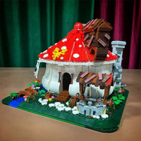 Thumbnail for Building Blocks MOC Creator Expert City Mushroom House Bricks Toys - 7