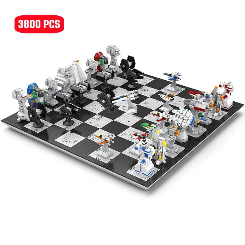 Building Blocks MOC Creator Expert Star Wars Space Chess Board Bricks Toy 671 - 1