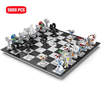 Thumbnail for Building Blocks MOC Creator Expert Star Wars Space Chess Board Bricks Toy 671 - 1