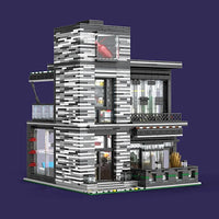 Thumbnail for Building Blocks MOC Creator Expert Street City ISLET Bar Bricks Toy 86008 - 10