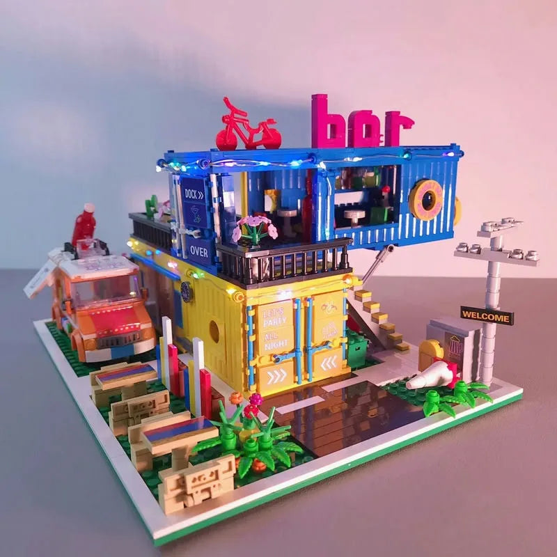Building Blocks MOC Creator Experts Container Bar Bricks Kids Toys - 12